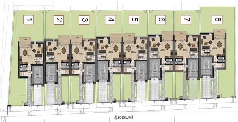 Řadové domy Vysoké Mýto